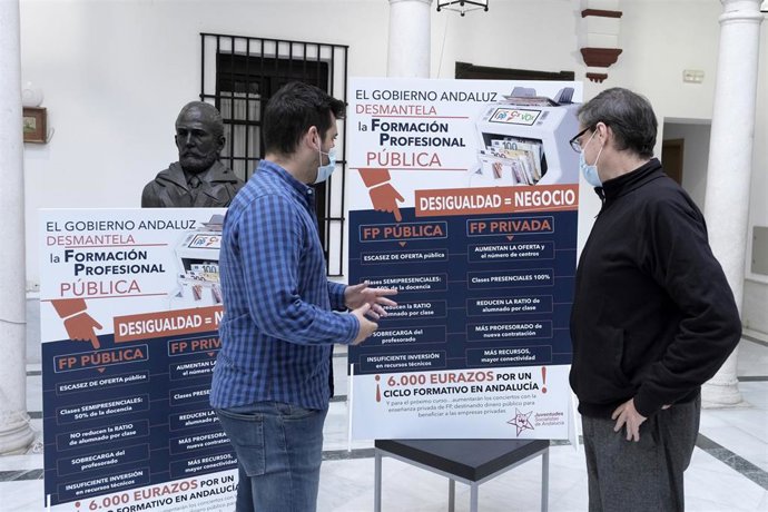 JSA alerta de que Moreno "desmantela" la FP pública para que la privada "haga un negocio redondo".