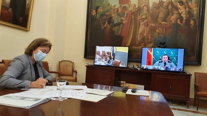 Sandra García en la Mesa de Coordinación Operativa del Plan Especial del Campo de Gibraltar