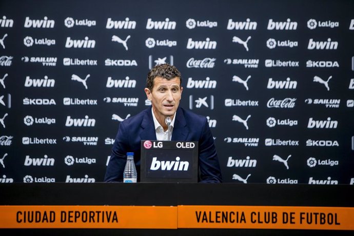 Javi Gracia, entrenador del Valencia