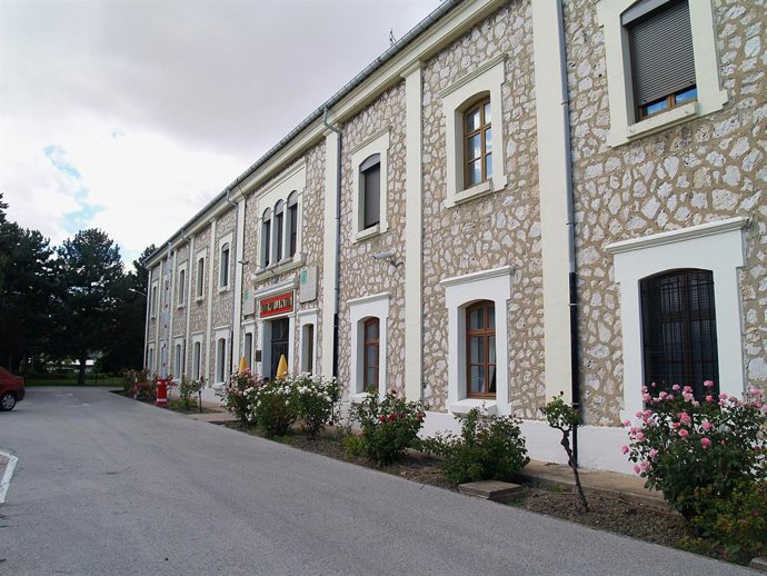 Una caserna militar a Burgos.