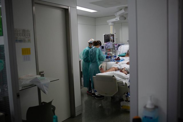 UCI de l'Hospital de la Santa Creu i Sant Pau (Arxiu)