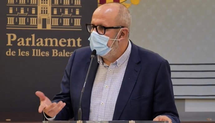El portavoz de MÉS per Mallorca en el Parlament, Miquel Ensenyat.