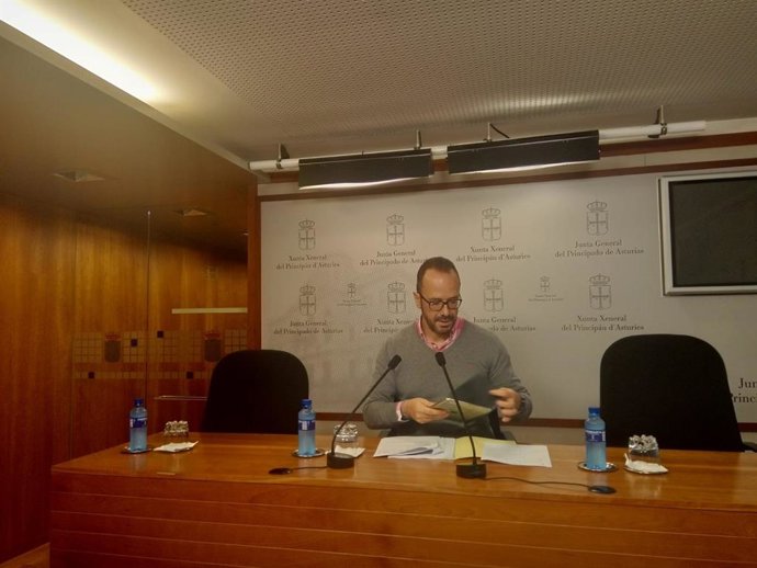 El portavoz de Vox en la Junta General, Ignacio Blanco.