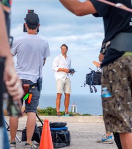 Imagen del anuncio de Rafa Nadal sobre Mallorca, que se ha proyectado en la World Travel Market.