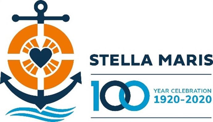 Logo de los 100 años del Apostolado de Mar