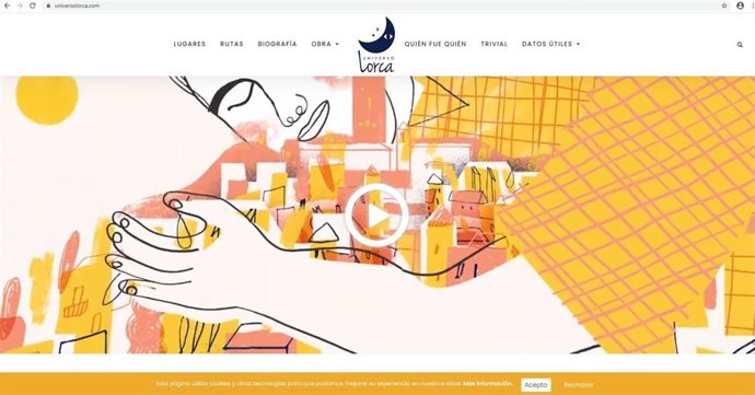 Web del proyecto Universo Lorca