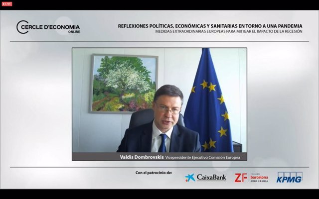 El vicepresidente ejecutivo de la Comisión Europea, Valdis Dombrovskis.