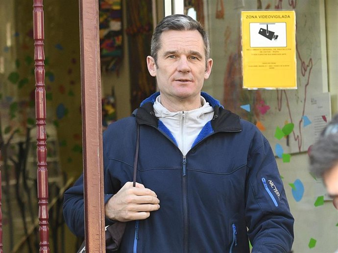 Iñaki Urdangarín, en una imagen de archivo, saliendo del Centro Don Orione