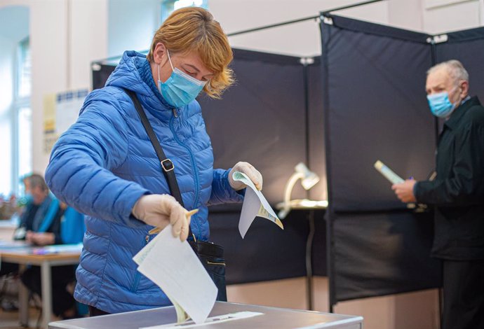 Imagen de archivo de las elecciones en Lituania.