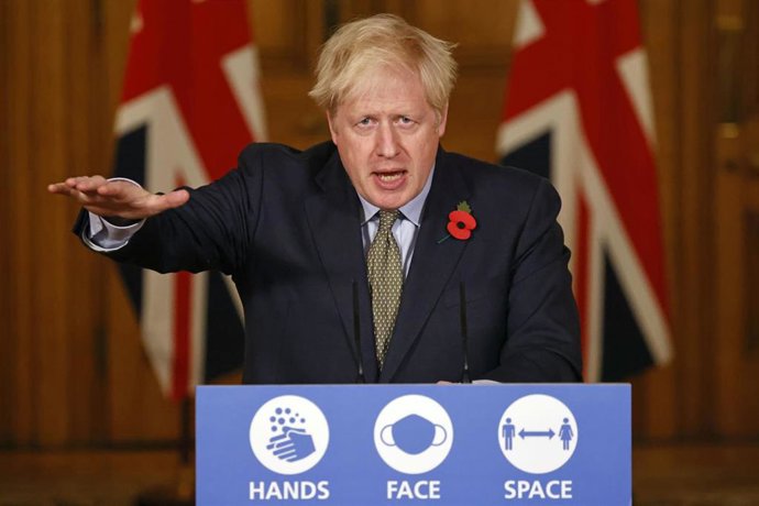 El primer ministro de Reino Unido, Boris Johnson. 