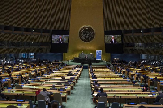 Imagen de archivo de la Asamblea de Naciones Unidas.