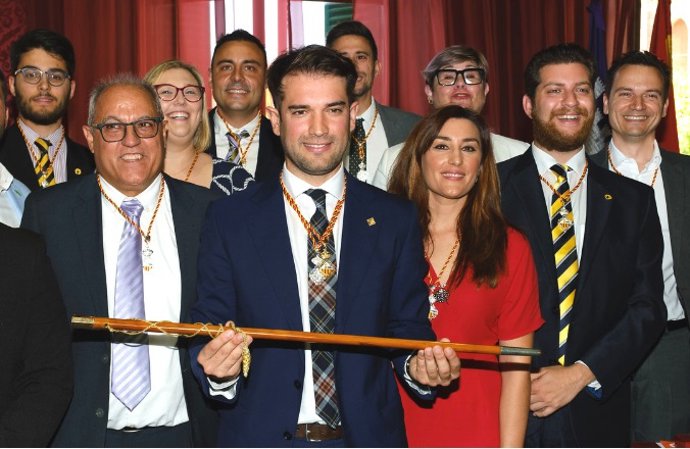 Eric Jareño (PP), al asumir la alcaldía de Llucmajor