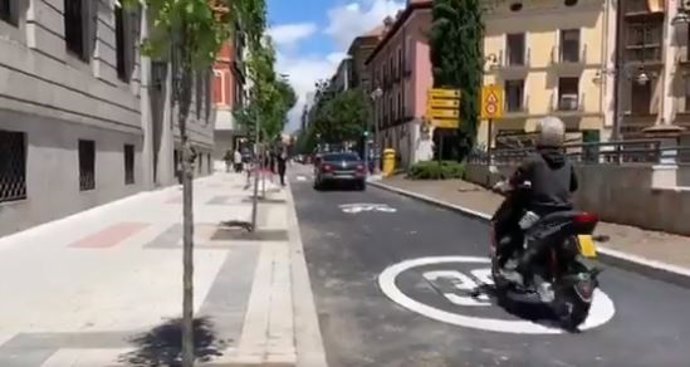 Tráfico en la ciudad de Valladolid en el año 2020.
