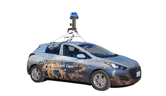 Coche de Google Street View. Recurso