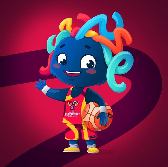 Lola, mascota del Eurobasket de Valencia