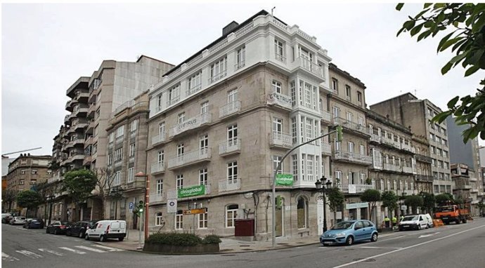 Hotel de Ceetrus situado en la Calle Urzáiz 76 de Vigo