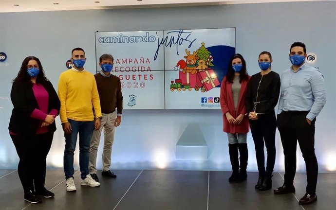 Campaña navideña de recogida de juguetes de NNGG Málaga