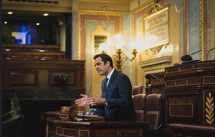 El presdiente del PP de Jaén y diputado nacional, Juan Diego Requena, en una imagen de archivo.