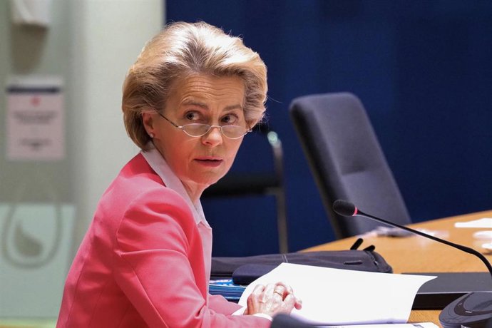 La presidenta de la Comisión Europea, Ursula von der Leyen