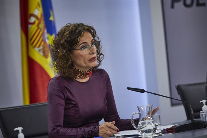 La ministra portavoz y de Hacienda, María Jesús Montero