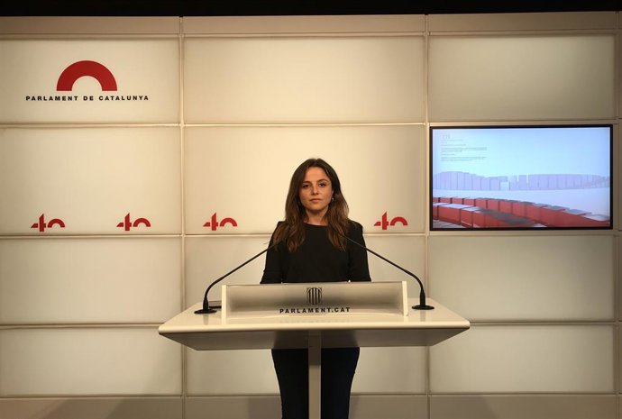 La diputada de la CUP al Parlamet, Maria Sirvent.