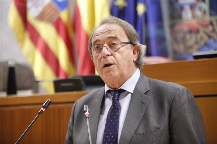 El consejero de Hacienda del Gobierno de Aragón, Carlos Pérez Anadón.