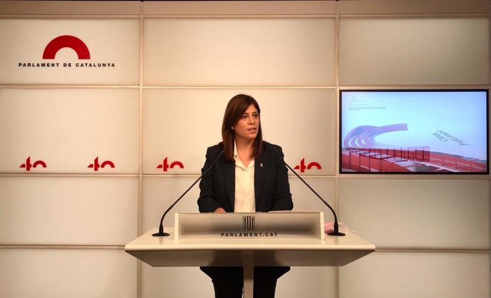 La portavoz de JxCat en el Parlament, Gemma Geis