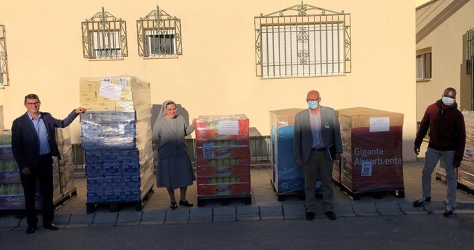 Donación Mercadona al Cotolengo de Albacete.