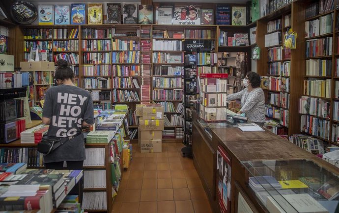 Imagen de una librería de Sevilla.