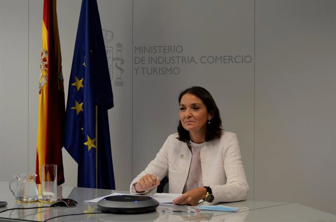 La ministra de Industria, Comercio y Turismo, Reyes Maroto.