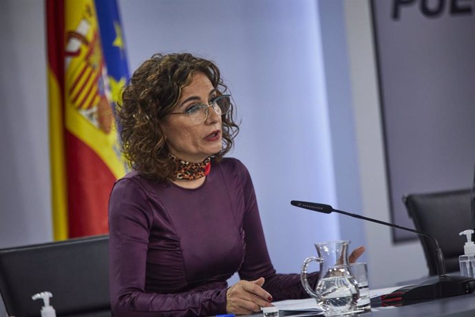 La ministra portavoz y de Hacienda, María Jesús Montero.