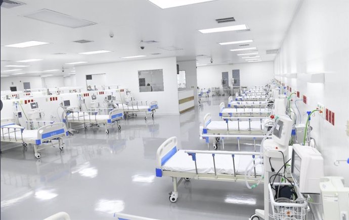 Hospital El Salvador, destinado en exclusiva a tratar pacientes con la COVID-19.