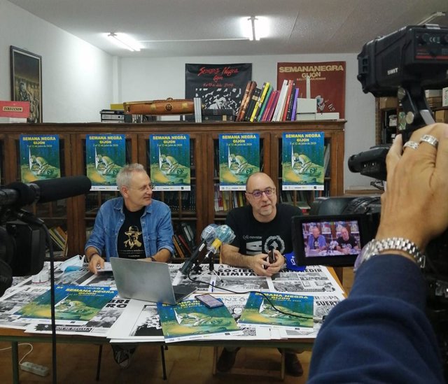 Presentación del espacio 'DiverSOS', en el marco de la XXXIII Semana Negra de Gijón