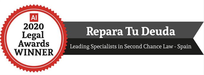 Premio internacional Legal Awards 2020 como líderes en la Ley de la Segunda Oportunidad