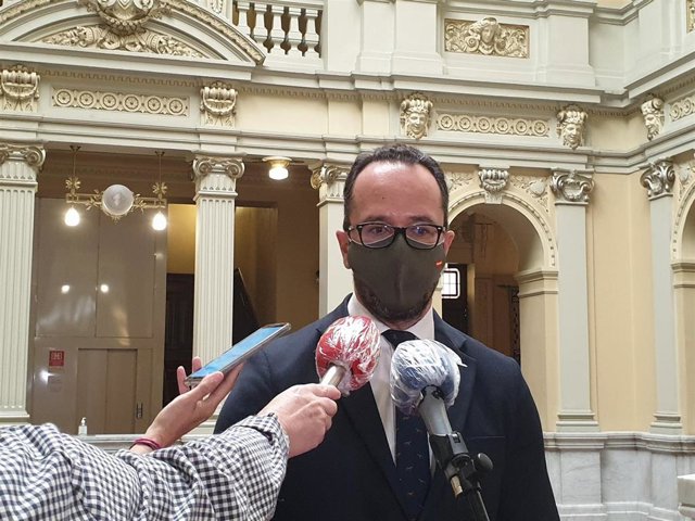 El portavoz de Vox en la Junta General, Ignacio Blanco