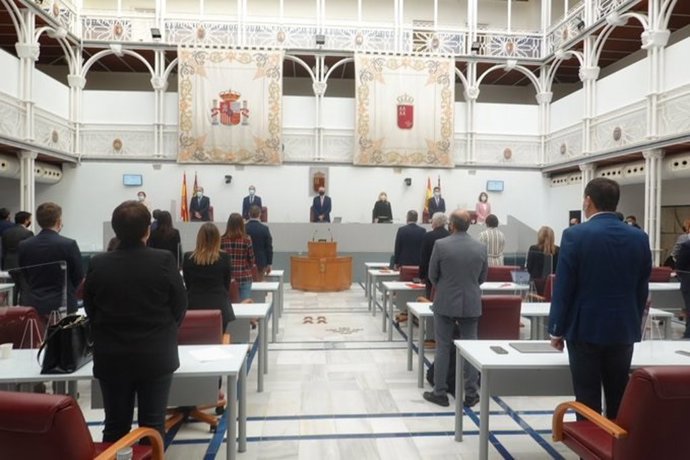 Imagen del Pleno en la Asamblea Regional