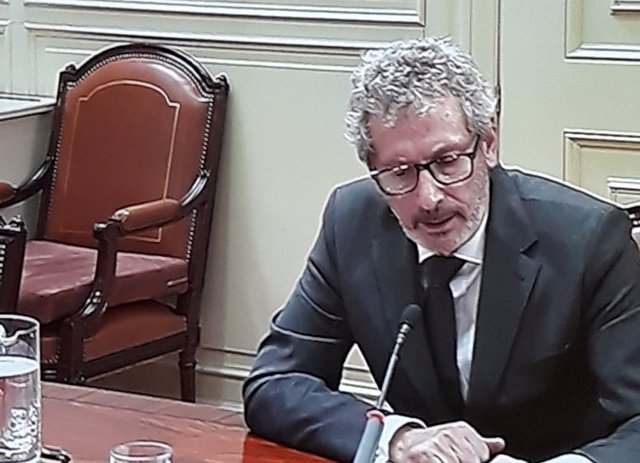 El juez de la Audiencia Nacional José de la Mata defiende su candidatura al Tribunal Supremo ante el Consejo General del Poder Judicial (CGPJ)