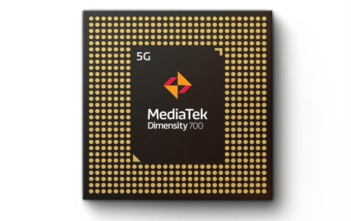 El procesador Dimensity 700 de MediaTek.