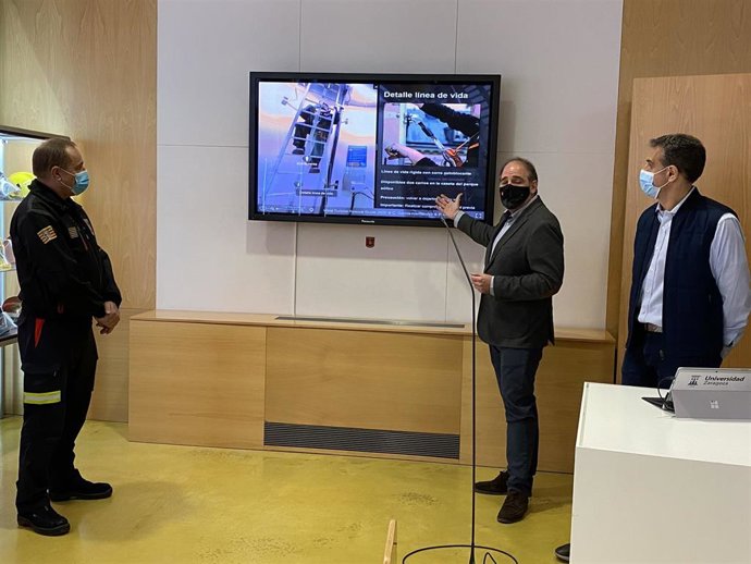 El concejal de Bomberos, Alfonso Mendoza, ha presentado la herramienta gráfica en el Museo del Fuego