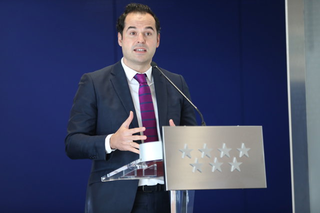 El vicepresidente, consejero de Deportes, Transparencia y portavoz de la Comunidad de Madrid, Ignacio Aguado,