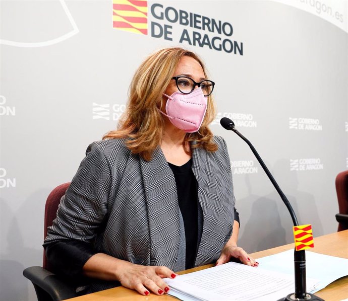 La consejera de Presidencia y Relaciones Institucionales del Gobierno de Aragón, Mayte Pérez.