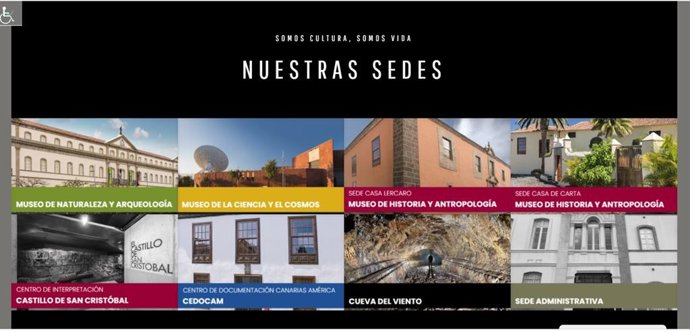 Nueva página web de Museos de Tenerife