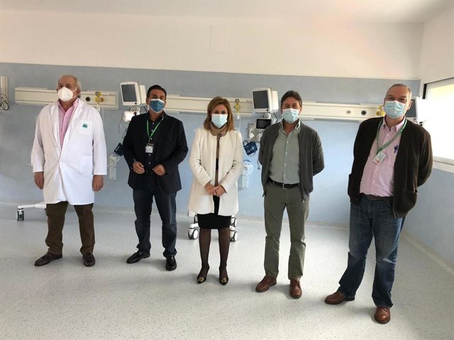 Visita a la nueva unidad de reanimación del Hospital de Úbeda