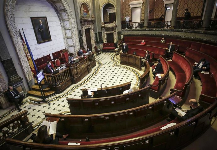 Imagen de un pleno del Ayuntamiento de Valncia. 