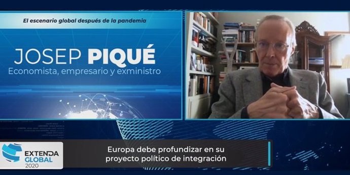 El ex ministro y economista, Josep Piqué, ha pronunciado este miércoles la conferencia inaugural de Extenda Global 2020.