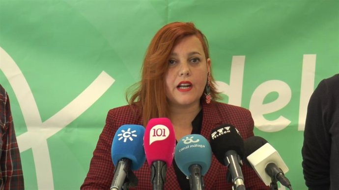 La parlamentaria de Adelante Andalucía por Málaga Vanessa García en una imagen de archivo