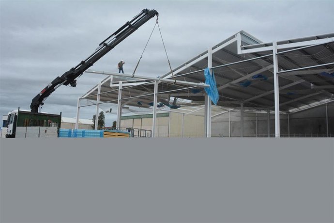 Construcción de nuevas naves en Palos de la Frontera (Huelva).