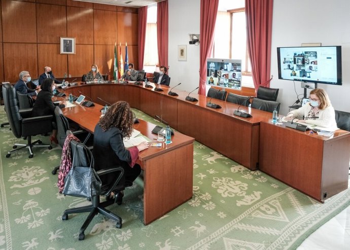 Reunión de la Junta de Portavoces del Parlamento de Andalucía