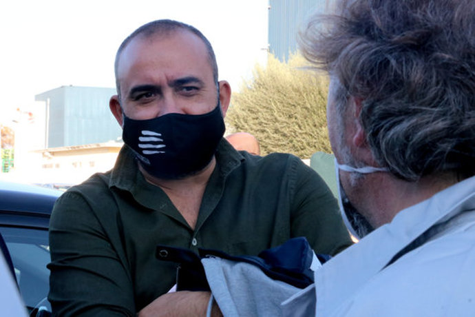 Pla mitj del secretari general de CCOO a Catalunya, Javier Pacheco, l'11 de novembre del 2020 (horitzontal)