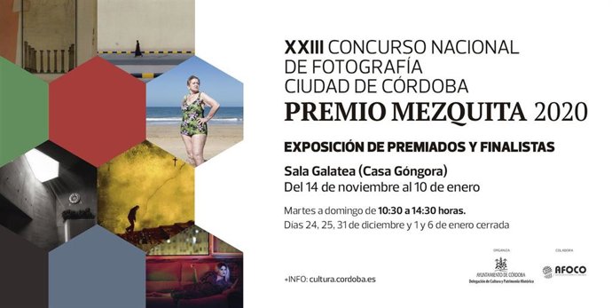 Cartel de la exposición del 'XXIII Concurso Nacional de Fotografía Ciudad de Córdoba. Premio Mezquita'